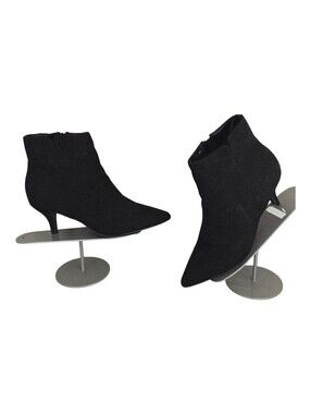 New w/o Box Tru Comfort Foam Women's Black Pointed Kitten Heel Ankle Boots 7.5